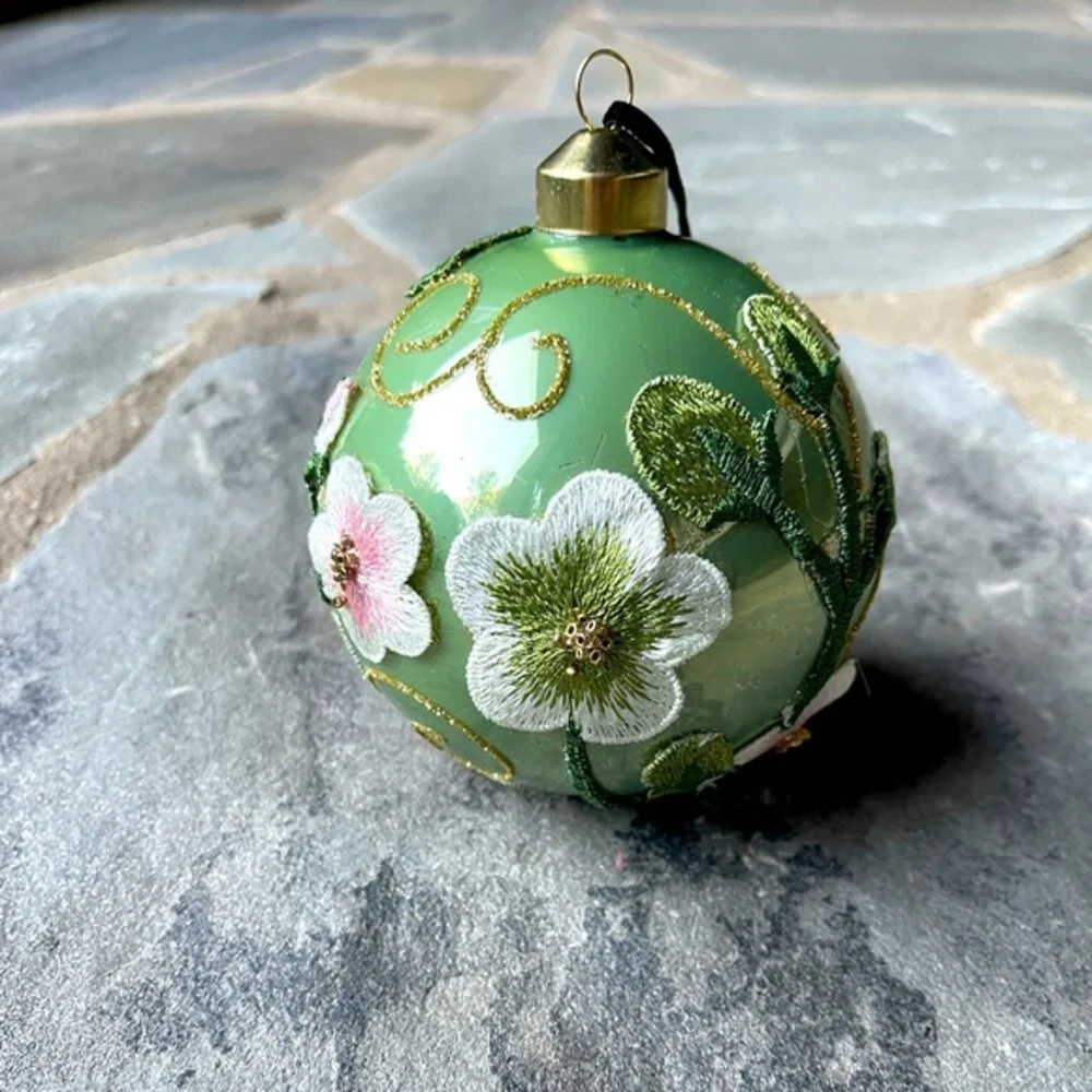 🎄New! Anthropologie Glass Ornament